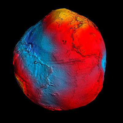 Geoid: What Earth Would Look Like Shaped Only By Gravity
